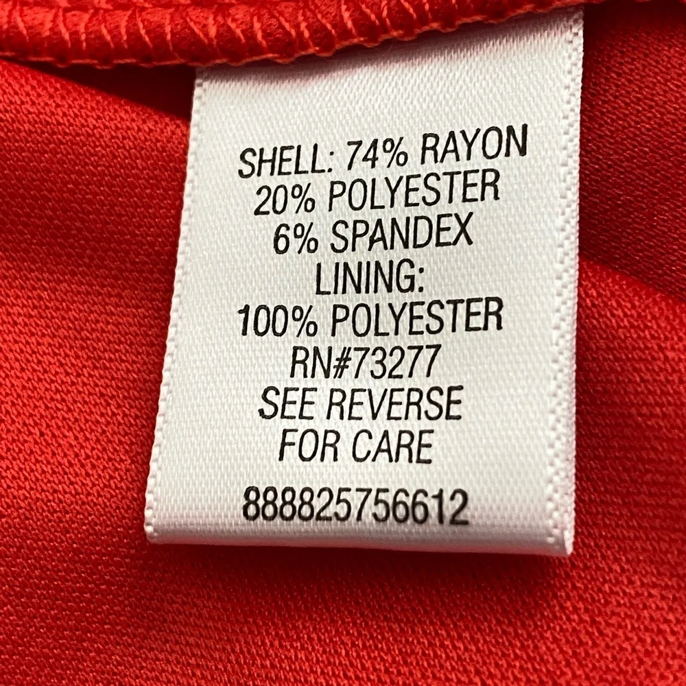 Candies Juniors Red Lacey Dress.  Sz.  XS. Fully Lined. - Picture 13 of 15